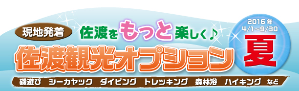 佐渡観光オプション