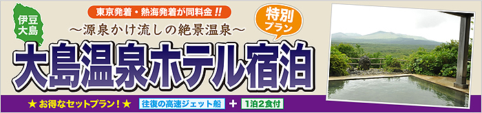 大島温泉ホテル宿泊プラン