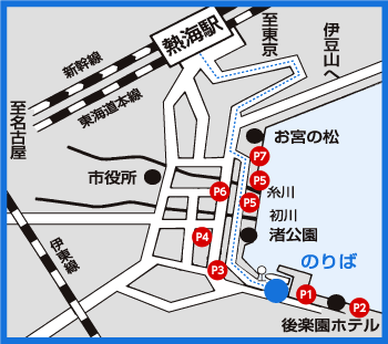 熱海港地図