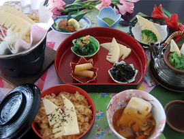 笹ご茶屋 (昼食：竹の子御膳)  